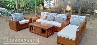 Kursi tamu kayu jati minimalis klasik berkualitas Produk asli Jepara